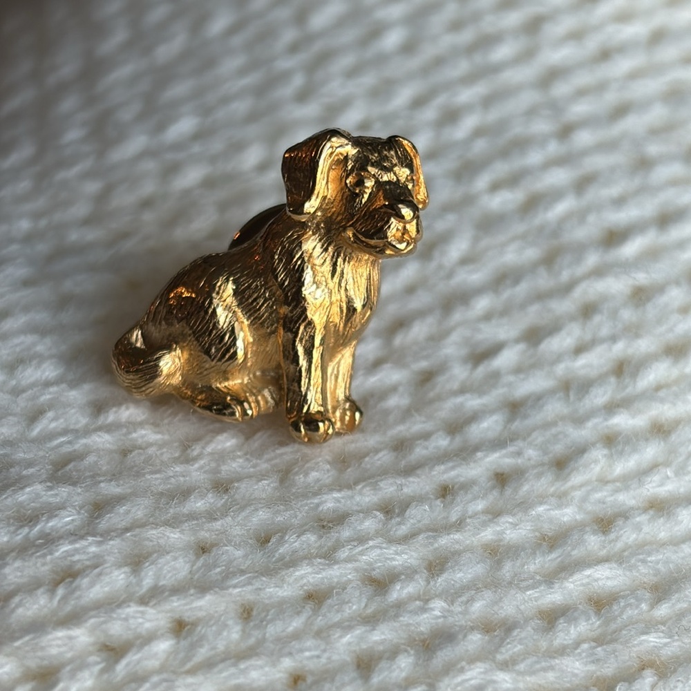 Vintage Avon Dog Brooch